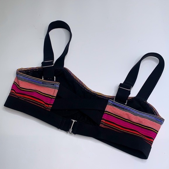 Athleta Capri Stripe Pura Bikini Top W-545 Size 34 B /C - Picture 5 of 11